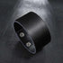 schwarzes rohleder armband herren manschette breitarmband uniqal sale